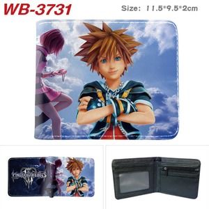 Square Enix video Game Kingdom Hearts Sora Cosplay One Size Leather Purse Wallet
